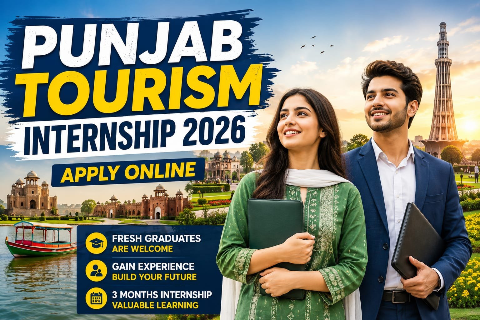 Govt of Punjab Tourism Internship Program application guide for students and graduates in Punjab