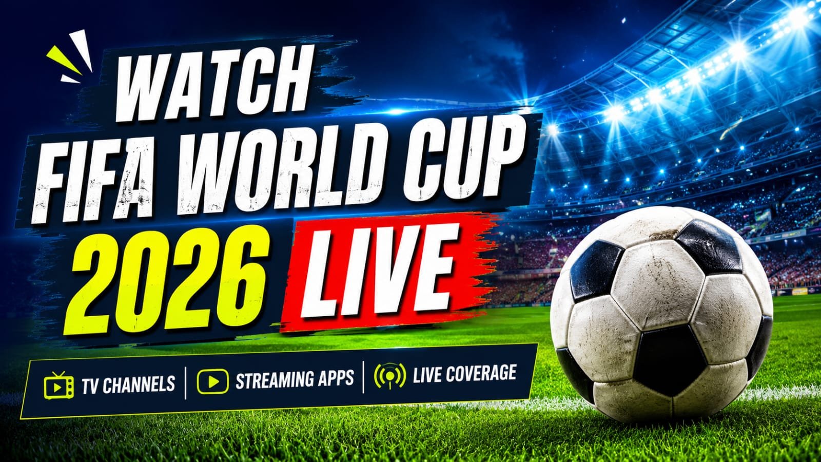 Where to Watch FIFA World Cup 2026 Live?