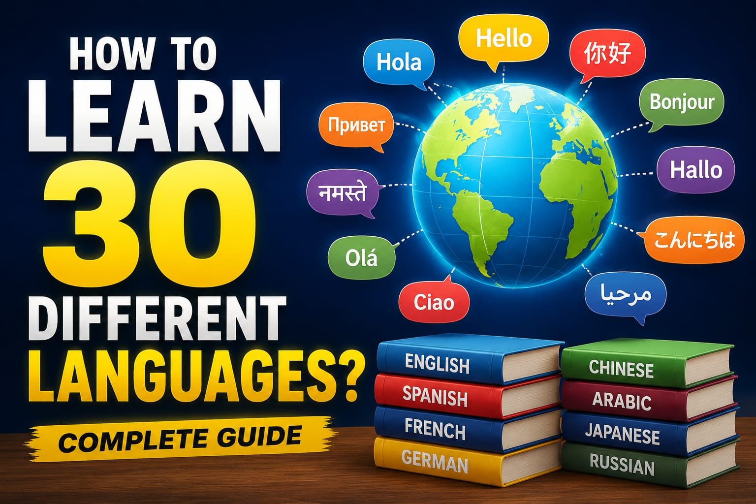 How to learn 30 different languages ?