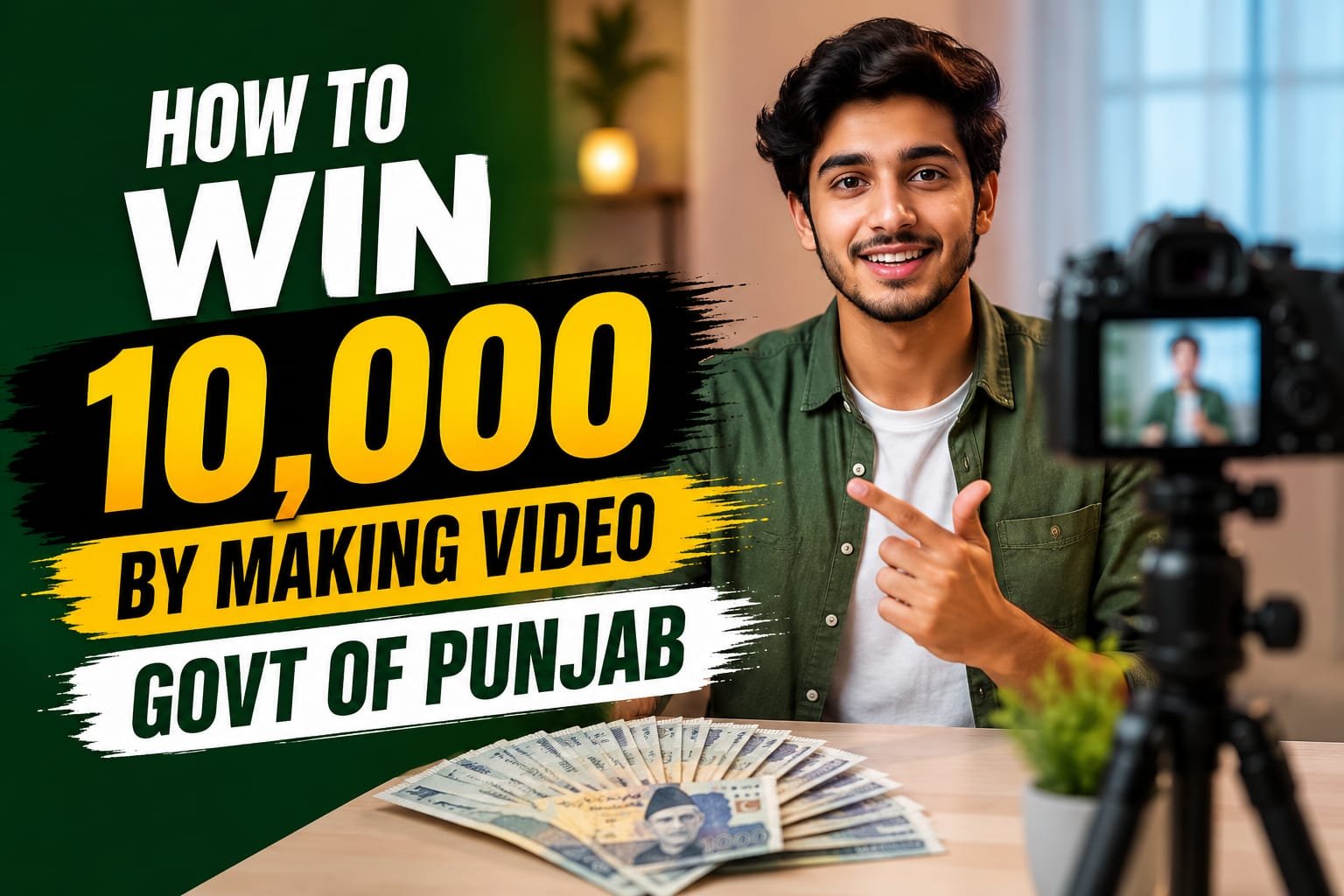 How to win 10 thousand by making video ? Govt of punjab.